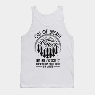 Out Of Breath Hiking Society Tank Top